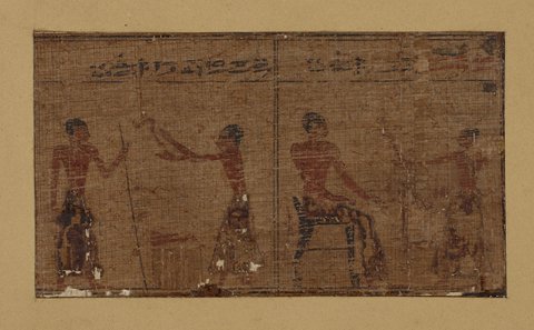 Papyrus fragments from The book of the dead