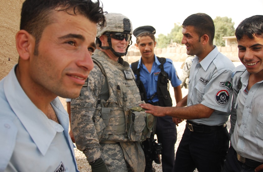 U.S. Forces Training Iraqi Police